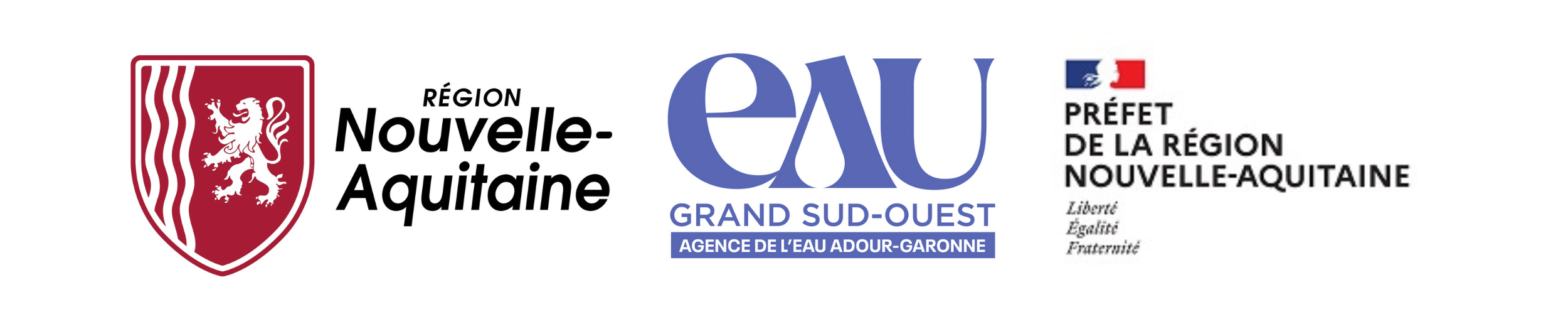 Conseil Régional Nouvelle-Aquitaine, DREAL Nouvelle-Aquitaine et Agence de l'eau Adour Garonne
