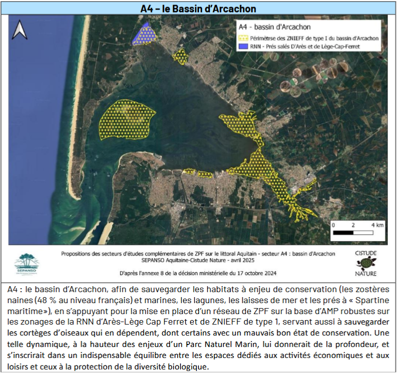 A4 : bassin d'Arcachon