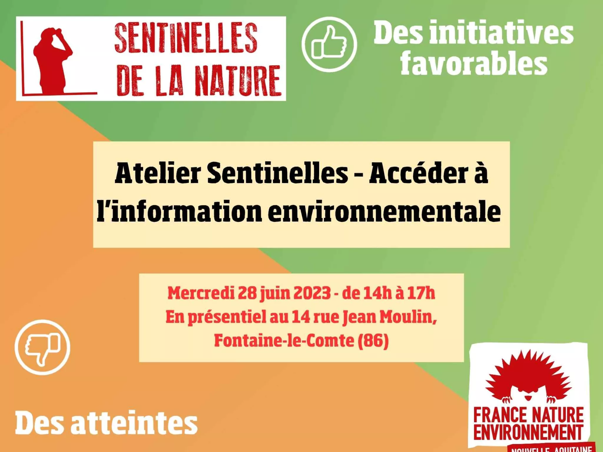 Visuel de l'atelier sentinelles