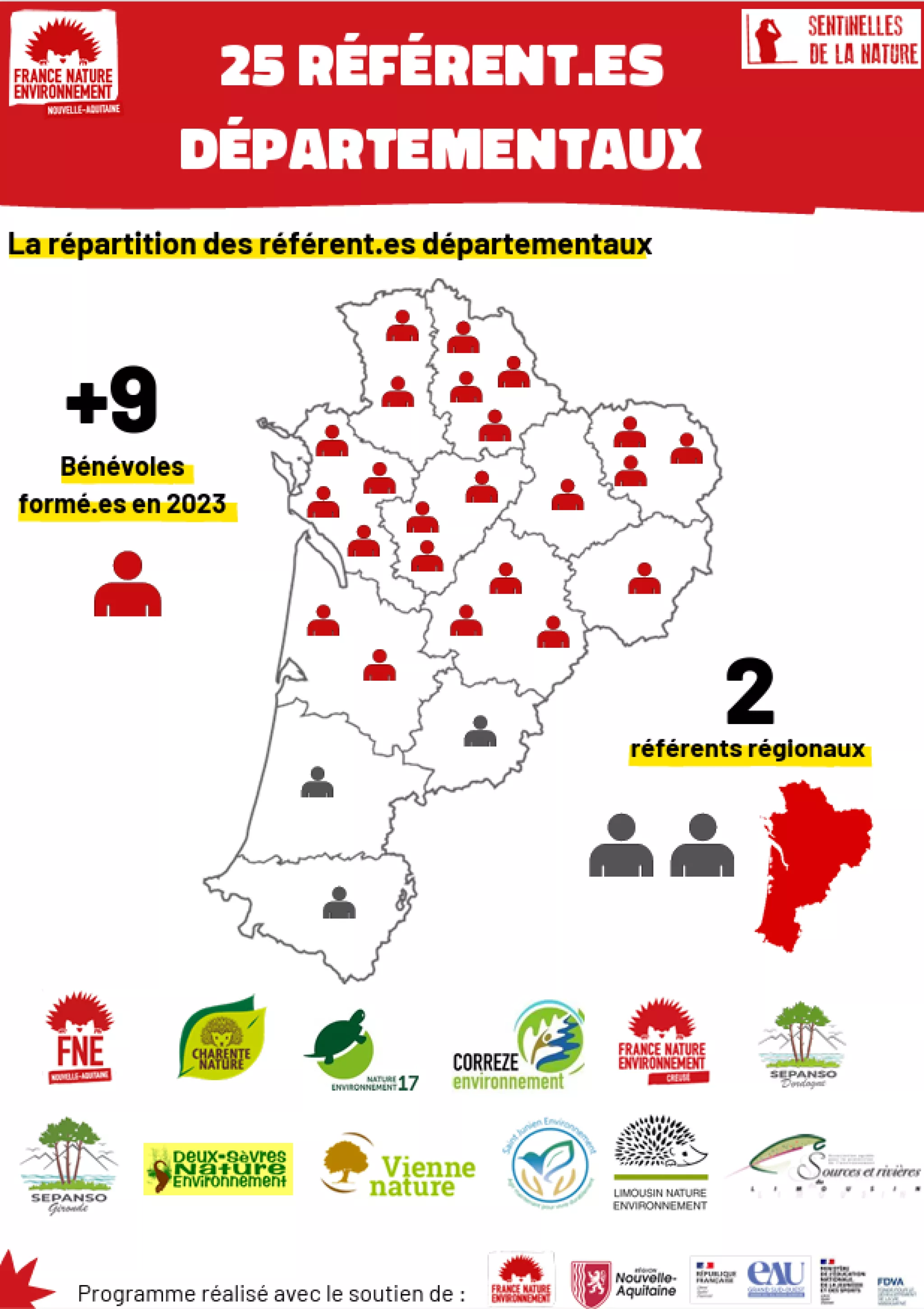 répartition référents en Nouvelle Aquitaine